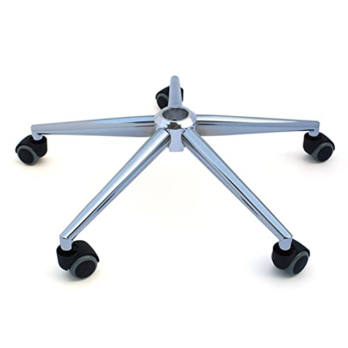 5Star Drehstuhl-Basis aus Stahl mit Rollen, 32 cm, Ersatz für Büro-Chef- und Computerstühle, langlebige Fußhebe-Teile in Rayon-Farbe von Generisch