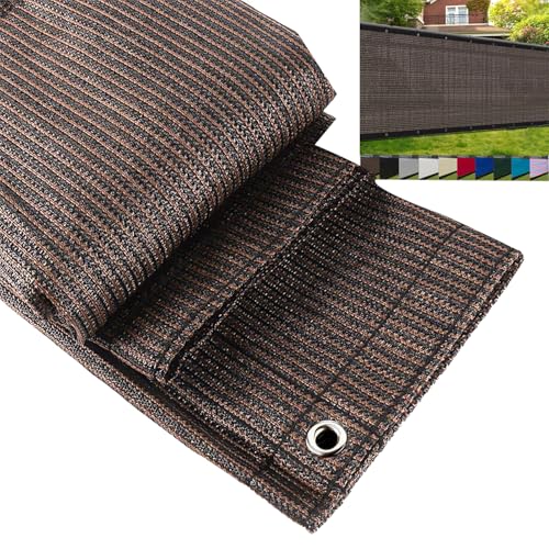 5x1 Balkonabdeckung180g/m² HDPE Sichtschutz UV-Schutz Schattennetz mit Ösen für Balkon Terrasse Gartenzaun Geländer Outdoor Sichtschutzlösung von Generisch