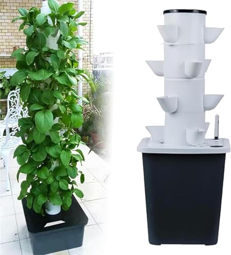 6 Layers Hydroponic Grow Kit mit 30 Pflanzstellen mit Wasserpumpe, PVC Erdlose Pflanzenanbau-Systeme Hydroponische Anzuchtsets für Den Anbau Von Gemüse Und Obst 6 Layers Hydroponic Grow Kit mit 30 Pflanzstellen mit Wasserpumpe, PVC Erdlose Pflanzenanbau-Systeme Hydroponische Anzuchtsets für Den Anbau Von Gemüse Und Obst von Generisch