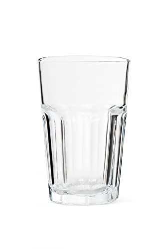 6-er Set Gläser POKAL von Ikea - Glas für Cocktail Longdrink Wasser Tee Kaffee bis 120°C - 350ml - 14cm hoch - spülmaschinenfest von Generisch
