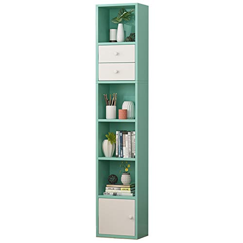 6-lagiges Kinder-Bücherregal mit Türen – platzsparendes Bücherregal für Kinderzimmer – stilvolle Farben in Weiß, Rosa, Buche, Grün – langlebiges Bücherregal aus Holz 6-lagiges Kinder-Bücherregal mit Türen – platzsparendes Bücherregal für Kinderzimmer – stilvolle Farben in Weiß, Rosa, Buche, Grün – langlebiges Bücherregal aus Holz von Generisch