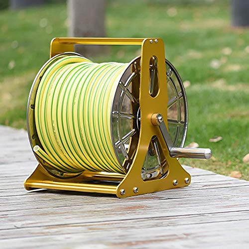 60 m Schlauchwagen ohne Schlauch, Metall, Edelstahl, Schlauchtrommel, Aufbewahrungsregal, tragbare Wasserleitung, LKW, Gartenrohr-Aufbewahrungswagen, Outdoor-Gartenschlauch-Organizer 60 m Schlauchwagen ohne Schlauch, Metall, Edelstahl, Schlauchtrommel, Aufbewahrungsregal, tragbare Wasserleitung, LKW, Gartenrohr-Aufbewahrungswagen, Outdoor-Gartenschlauch-Organizer von Generisch