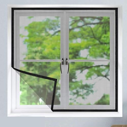 60 x 130 cm, fertig zum Entfernen, Insektenschutz, Fliegengitter für Fenster, tolles Aussehen, einfach zu installieren, leicht zu entfernen oder zu reinigen von Generisch