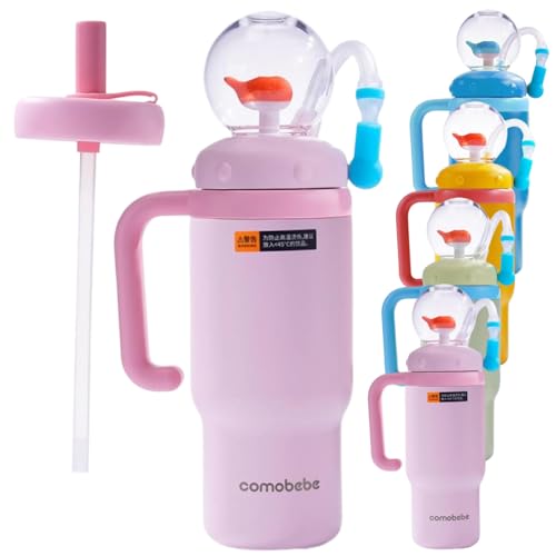 680.4 g Fountain Tumbler Kids with Fun Fountain Effect, Stainless Steel Whale Fountain Tumbler with Handle Drinking Cup With Whale Squirt with Two Lids, Spill-Proof, Dishwasher Safe, Perfect for Kids 680.4 g Fountain Tumbler Kids with Fun Fountain Effect, Stainless Steel Whale Fountain Tumbler with Handle Drinking Cup With Whale Squirt with Two Lids, Spill-Proof, Dishwasher Safe, Perfect for Kids von Generisch
