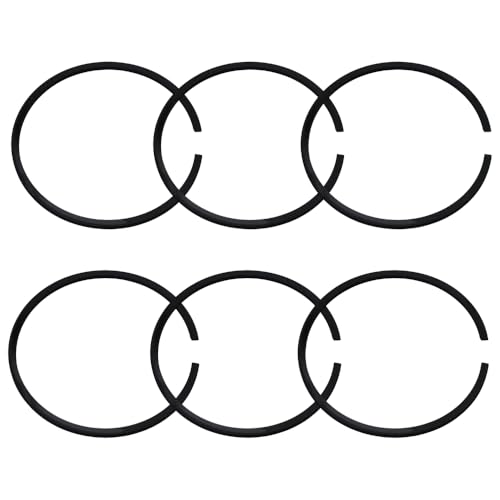 6pcs Piston Ring Kit 50mm x 1.5mm For 61 266 268 272 365 372 371 362 038 SW 038 FB 044 MS440 Chainsaw Parts von Generisch