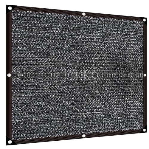 70 % Schattennetz mit Ösen, leichter, rechteckiger Sonnenschutz für Pergola, Gewächshaus, Hühnerstall, Markise, strapazierfähiges, UV-beständiges Gewebe (Größe: 7 m x 9 m) von Generisch