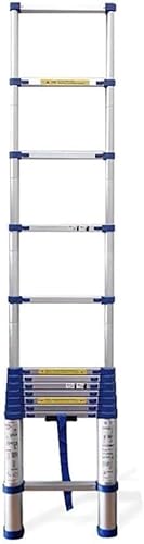 8 m blaue Teleskopleiter, robuste Aluminium-Verlängerungsleiter, Mehrzweck-Leiter, 8 m Reichweite, ideal für Zuhause, Büro und Außenbereich, tragbar und langlebig 8 m blaue Teleskopleiter, robuste Aluminium-Verlängerungsleiter, Mehrzweck-Leiter, 8 m Reichweite, ideal für Zuhause, Büro und Außenbereich, tragbar und langlebig von Generisch