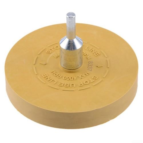 88 mm Radiergummi Rad mit Bohrdorn, sicheres Entfernen von Vinyl, ohne Lackoberflächen zu beschädigen von Generisch