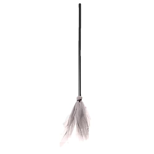 89cm Für Halloween Böse Besenstiel, Kostümpartys, Photo Booth Zubehör, Halloween Dekorationen, Karneval (Grey, One Size) von Generisch