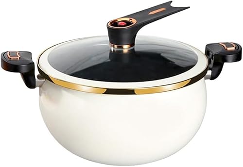 8L Multifunktionaler Suppentopf aus Gusseisen, Mini-Schnellkochtopf mit Abdeckung und Verriegelungsgriff, Antihaft-Keramikbeschichtung für Suppen Eintöpfe, Kompatibel mit Gas-/Induktionsherden (8L 8L Multifunktionaler Suppentopf aus Gusseisen, Mini-Schnellkochtopf mit Abdeckung und Verriegelungsgriff, Antihaft-Keramikbeschichtung für Suppen Eintöpfe, Kompatibel mit Gas-/Induktionsherden (8L von Generisch