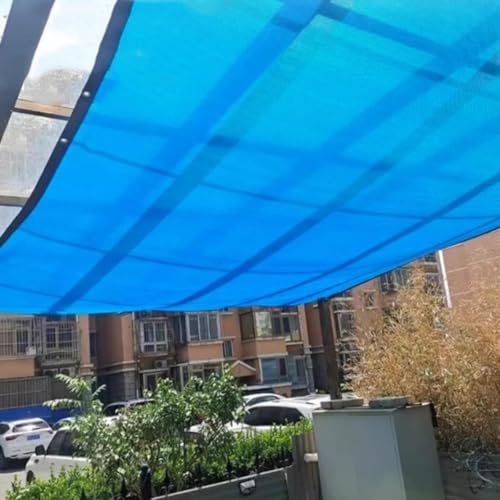90% Schattiernetz Blaue, 6-Pin Schattennetz Schattentuch mit ösen UV-Schutz-Sichtschutz für Gewächshaus, Garten, Gemüsegarten, Blumen 1.5X2.0M 1.5X10M 2X6M 2X15M 2.5X10M 3X8M(10x12m) von Generisch