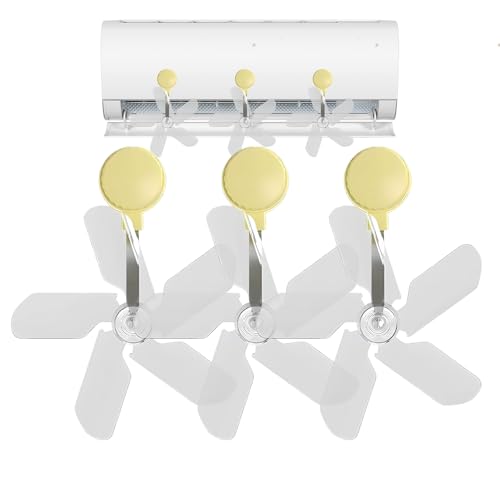 AC Vent Shield | Klimaanlagen-Fensterblech – 3 x AC-Deflektor, Richtungsführung, Saugnapf, Anti-Direktblasventilator für Kühl- und Heizzirkulation AC Vent Shield | Klimaanlagen-Fensterblech – 3 x AC-Deflektor, Richtungsführung, Saugnapf, Anti-Direktblasventilator für Kühl- und Heizzirkulation von Generisch