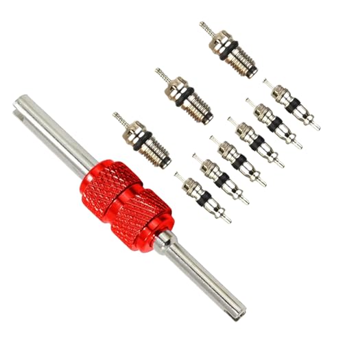 AC Ventilkern Satz - KFZ Kühlung Reparatur Werkzeuge,Präzisions Satz 10 Ventilkerne Kit für Klimaanlagen Kfz und Wohnmobile von Generisch