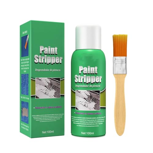 Abbeizer - Paint Predator | Motorlackentferner | Rostfreier Streifenfarbentferner | Abisoliergel mit Pinsel | Professionelles Lackentfernungswerkzeug für Metall Auto Holz von Generisch