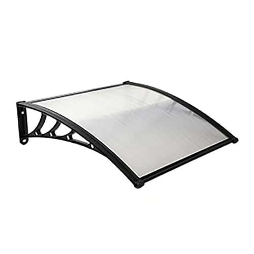Abdeckung für Klimaanlage für Wärmepumpe, Türüberdachung, Kompressor, Markise, Regen, Schnee, Sonnenschutz, Polycarbonat-Paneele, Unterstand für den Außenbereich, transparent, 60 x 120 cm von Generisch