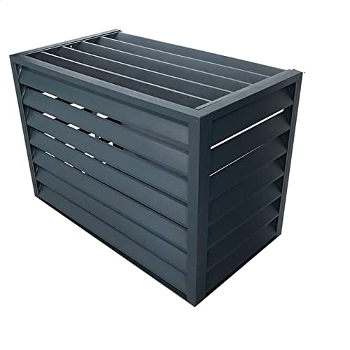 Abdeckung für Klimaanlagen und Wärmepumpenabdeckung für den Außenbereich – robuster Aluminiumschutz für wetterfesten Schutz von Außengeräten – perfekt für alle Wetterbedingungen von Generisch