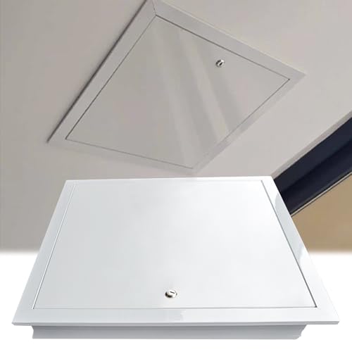 Abschließbare Aluminium-Zugangstür für Trockenbauwände, Dachbodenluke für Wand und Decke, Sanitär- und Elektropaneelabdeckung Abschließbare Aluminium-Zugangstür für Trockenbauwände, Dachbodenluke für Wand und Decke, Sanitär- und Elektropaneelabdeckung von Generisch