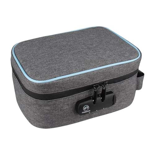 Abschließbare Box, Box Abschließbar, Kiste Mit Schloss, Verschließbare Box, Geruchsdichte Tasche, Strapazierfähige Geruchsdichte Aufbewahrungstasche Mit Zahlenschloss, Medizin Stash Box Organizer von Generisch