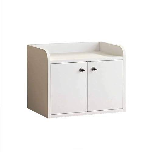 Abschließbare Schreibtisch-Aufbewahrungsbox aus Holz, stabile flache Aktenschublade für Büro- und Schulbedarf, langlebige künstliche Tafel, ideal für wichtige Dinge von Generisch