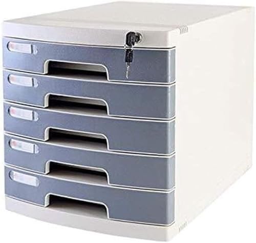 Abschließbarer Aktenschrank – Büro-Schubladen-Organizer für den Schreibtisch, sicherer Datenschrank mit mehreren Aufbewahrungsboxen Abschließbarer Aktenschrank – Büro-Schubladen-Organizer für den Schreibtisch, sicherer Datenschrank mit mehreren Aufbewahrungsboxen von Generisch