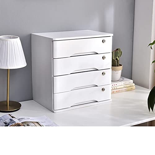 Abschließbarer Aktenschrank aus Holz mit 4 Schubladen und seitlicher Schublade, Organizer zum Aufhängen von Aktenordnern, langlebige und stilvolle Schreibtischlösung Abschließbarer Aktenschrank aus Holz mit 4 Schubladen und seitlicher Schublade, Organizer zum Aufhängen von Aktenordnern, langlebige und stilvolle Schreibtischlösung von Generisch