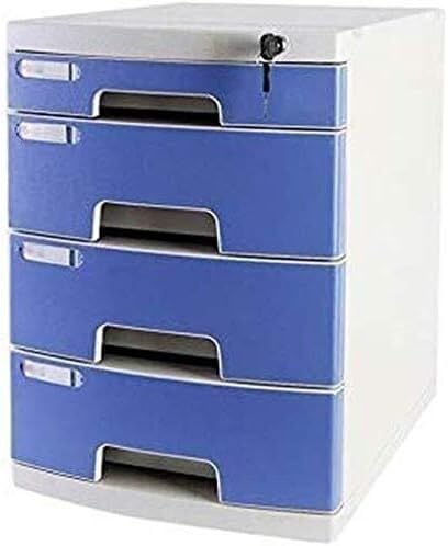 Abschließbarer Aktenschrank mit hierarchischem Design, platzsparende Büroaufbewahrungslösung mit nizierten klassifizierten Schubladen für effizientes Schreibtischmanagement und Datensicherheit. von Generisch