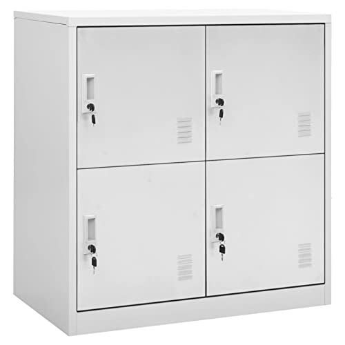 Abschließbarer Büroschrank aus Metall – sicherer Stahlschrank für die Organisation des Arbeitsplatzes, kompaktes Design von Generisch