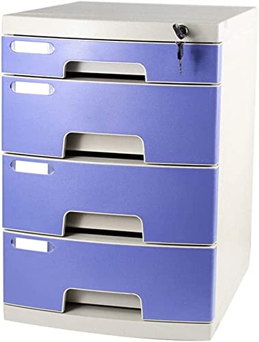 Abschließbarer blauer Aktenschrank mit 4 Schubladen, Bürodokumentenaufbewahrung, sichere Schreibtisch-Ordnung, unterteilter Nizer für effizientes Arbeitsplatzmanagement und Klassifizierung Abschließbarer blauer Aktenschrank mit 4 Schubladen, Bürodokumentenaufbewahrung, sichere Schreibtisch-Ordnung, unterteilter Nizer für effizientes Arbeitsplatzmanagement und Klassifizierung von Generisch