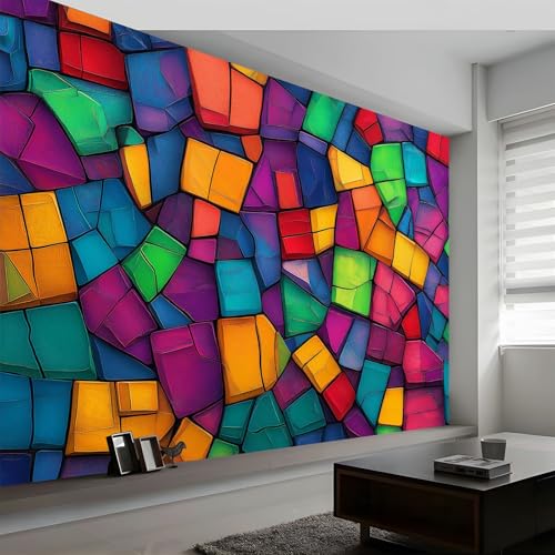 Abstrakte Kunst Fototapete 200 x 140 cm Wandtapete Poster-Tapete, Geometrisches Glas Quadrate Wanddeko Design Wand Dekoration Wohnzimmer Schlafzimmer Büro Flur Fototapete Abstrakte Kunst Fototapete 200 x 140 cm Wandtapete Poster-Tapete, Geometrisches Glas Quadrate Wanddeko Design Wand Dekoration Wohnzimmer Schlafzimmer Büro Flur Fototapete von Generisch