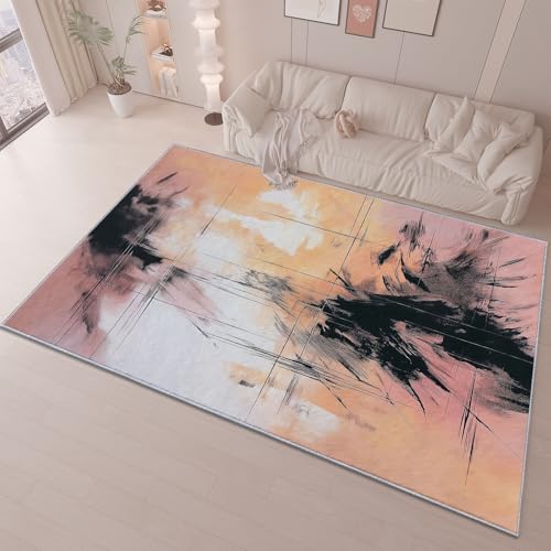 Abstrakter Graffiti-Straßenkunst-Teppich, waschbar, Fußmatte, Wohnzimmer, Heimdekoration, weiche und Plüschteppiche, für Kinder, Jungen, Mädchen, Schlafzimmer, 140 x 200 cm, bunt Abstrakter Graffiti-Straßenkunst-Teppich, waschbar, Fußmatte, Wohnzimmer, Heimdekoration, weiche und Plüschteppiche, für Kinder, Jungen, Mädchen, Schlafzimmer, 140 x 200 cm, bunt von Generisch