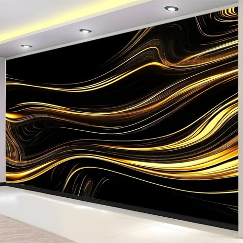 Abstrakter Marmor Fototapete 200 x 140 cm Wandtapete Poster-Tapete, Goldtextur Wanddeko Design Wand Dekoration Wohnzimmer Schlafzimmer Büro Flur Fototapete Abstrakter Marmor Fototapete 200 x 140 cm Wandtapete Poster-Tapete, Goldtextur Wanddeko Design Wand Dekoration Wohnzimmer Schlafzimmer Büro Flur Fototapete von Generisch