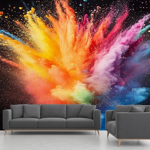 Abstrakter Rauch Tapete Selbstklebende Fototapete Farbspritzer Kulisse Tapeten Buntes Pulver Wandtapete Vinyl Wasserdicht Wandaufkleber für Wohnzimmer Schlafzimmer Küchen 300x210 cm Abstrakter Rauch Tapete Selbstklebende Fototapete Farbspritzer Kulisse Tapeten Buntes Pulver Wandtapete Vinyl Wasserdicht Wandaufkleber für Wohnzimmer Schlafzimmer Küchen 300x210 cm von Generisch