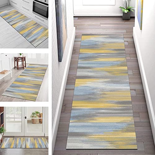 Abstrakter rutschfester Küchenläufer, 90 x 180 cm, waschbar, für den Eingangsbereich, schmutzabweisend, Mehrzweck-Badematte, perfekt für Wohnzimmer Abstrakter rutschfester Küchenläufer, 90 x 180 cm, waschbar, für den Eingangsbereich, schmutzabweisend, Mehrzweck-Badematte, perfekt für Wohnzimmer von Generisch
