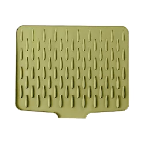 Abtropfmatte Geschirr, Schnelltrocknend Abtropfmatten Geschirr, Super Saugfähige Unterlage Kaffeemaschine, Superabsorber Abtropfmatten für Küche, Spüle (Grün, S) von Generisch