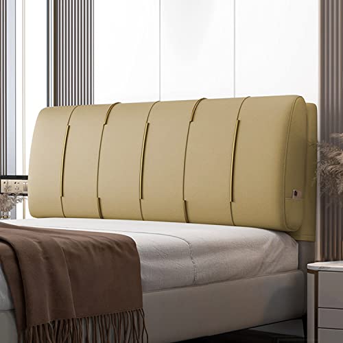 Abwischbares gepolstertes Kopfteilkissen für Schlafzimmer, übergroßes 134,9 cm, Wandkissen und Rückenlehne, abnehmbarer Bezug, braun, perfekt für Tagesbetten und Bänke Abwischbares gepolstertes Kopfteilkissen für Schlafzimmer, übergroßes 134,9 cm, Wandkissen und Rückenlehne, abnehmbarer Bezug, braun, perfekt für Tagesbetten und Bänke von Generisch