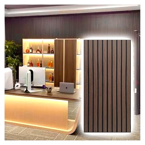 Abziehbares Und Aufklebbares 3D-Wandpaneel Für Büro/Wohnung, Schalldichte Wandverkleidung Aus Holzfurnier, 3D-Wandfliesen Mit Stark Klebender Rückseite(15 pcs) von Generisch