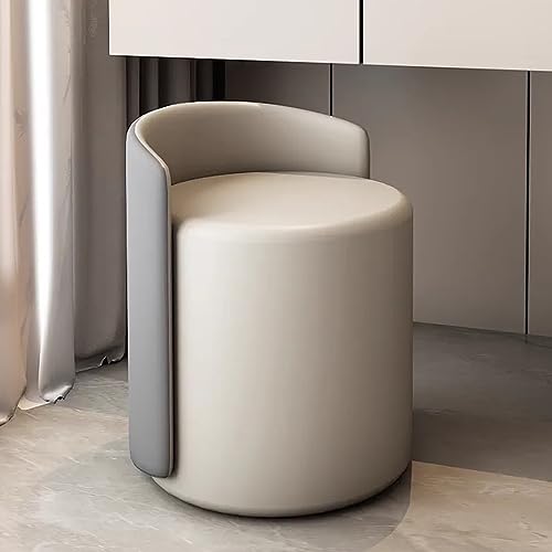 Accent Chair – Moderner runder Drehstuhl für Wohnzimmer und Schlafzimmer, Kunstleder von Generisch