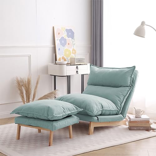 Accent Chairs 2er Set - Verstellbare Rückenlehne Bequemer Loungesessel aus Baumwolle und Leinen - Stilvolle Moderne Wohnzimmermöbel Accent Chairs 2er Set - Verstellbare Rückenlehne Bequemer Loungesessel aus Baumwolle und Leinen - Stilvolle Moderne Wohnzimmermöbel von Generisch