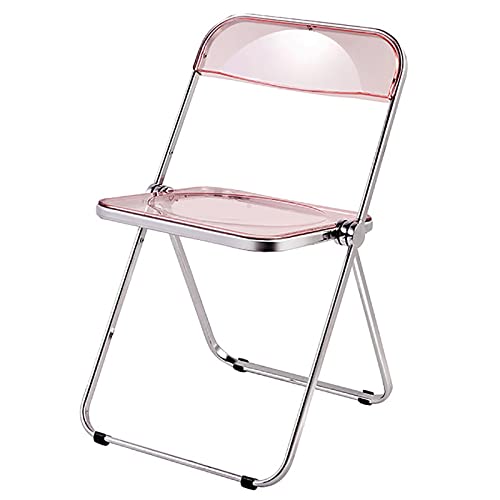 Acryl-Klappstuhl – stapelbarer Metallrahmen Esszimmerstuhl für Küche, Wohnzimmer, Schlafzimmer – transparentes Design, kompakte Größe Acryl-Klappstuhl – stapelbarer Metallrahmen Esszimmerstuhl für Küche, Wohnzimmer, Schlafzimmer – transparentes Design, kompakte Größe von Generisch