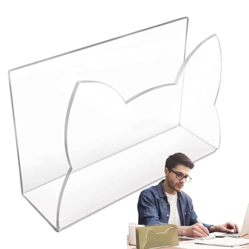 Acryl-Mail-Organizer, Acryl-Posthalter,Umschlag-Rack anzeigen - Dokumentenspanner für Gegen von Generisch