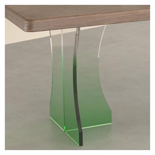Acryl-Möbelbeine, transparente DIY-Tischstütze, schwimmender Schreibtisch T-förmige Basis für modernes Zuhause und Büro von Generisch
