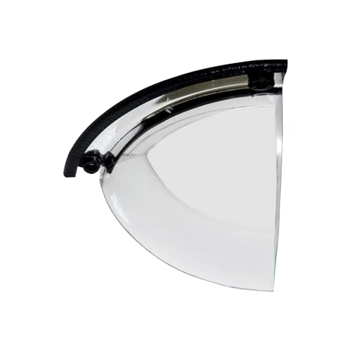 Acrylkonvexer Sicherheitsspiegel - Verkehrssicherheitsspiegel | Weitwinkel-Blind-Spot-Monitor für Fahrstahnen Parkschulen Geschäfte Adenys Offices Überwachung, 9.06x7.09x1.18 Zoll von Generisch