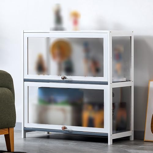Acrylvitrine für Sammlerstücke - Klare Vitrine Vitrine mit staubdichtem Design für Wohnzimmer oder Büro von Generisch