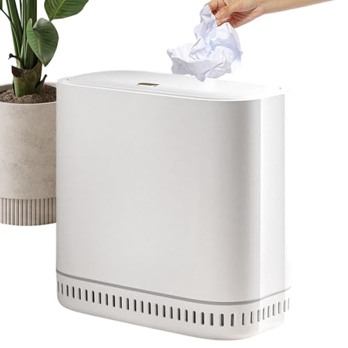 Adsorption Badezimmer Mülleimer, Schlafzimmerabfallbehälter, Schlanker Vakuummüll Can 28x15x29cm/11.02x5.91x11.42 Zoll Modernes Und Vielseitiges Aussehen/vorgreifender Sicht Für Die Unter Schrank Küch von Generisch