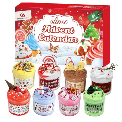 Adventskalender,24 Tage Countdown Garn Kalender | Strickfestliche Wolle Garne für Aktivitäten Geselligkeit Feiertag Handwerk Häkeln Festival von Generisch