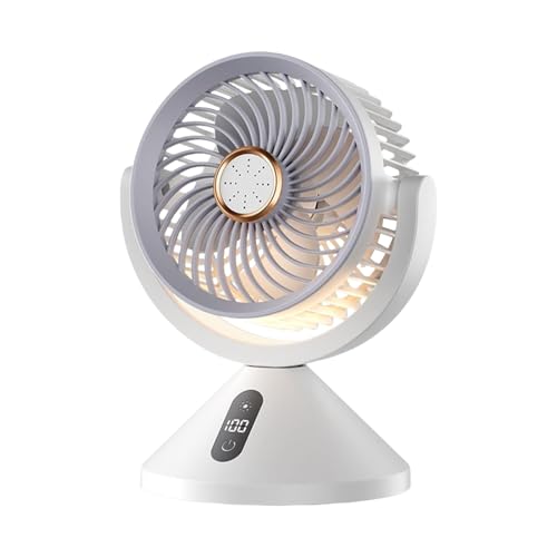 Air Circulator Fan - Desk Fan - Desktop Circulating Fans - USB Charging Electric Air Circulator Fans - 100 Speeds Design LED Night Light Function Tabletop Cooler For Relaxation, Working, Studying Air Circulator Fan - Desk Fan - Desktop Circulating Fans - USB Charging Electric Air Circulator Fans - 100 Speeds Design LED Night Light Function Tabletop Cooler For Relaxation, Working, Studying von Generisch