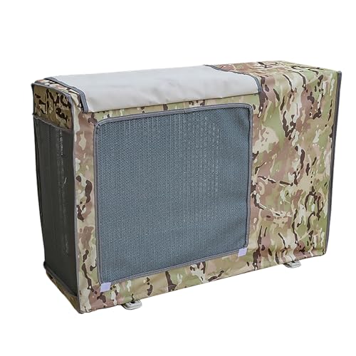 Air Conditioning Cover Waterproof Sun Protection 600D Oxford Fabric, Trim Air Conditioning Outdoor Unit (Color : Desert, Size : 86x33x56cm) von Generisch