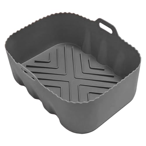 Air Fryer Liners Silicone | Silicone Microwave Liner - Heat Resistant Food Grade Rectangular Oven Tray Baking Helper for Toaster Kitchen Vegetable Restaurant von Generisch