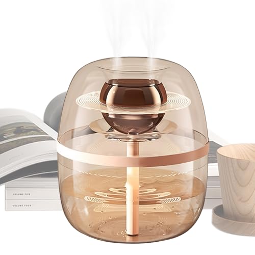 Air Humidifiers Bedroom, Transparent Cool Mist Humidifier Double Spray, Large Capacity Silent Tank Diffuser with Night Light for Dry Relief, Nursery, Travel, Car, 18.3/17.9/21.6 Inches Air Humidifiers Bedroom, Transparent Cool Mist Humidifier Double Spray, Large Capacity Silent Tank Diffuser with Night Light for Dry Relief, Nursery, Travel, Car, 18.3/17.9/21.6 Inches von Generisch