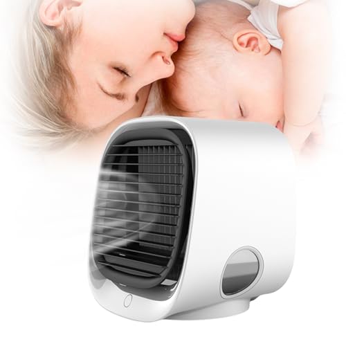 Aira Breeze Luftkühler, Frostyfuse Air Conditioner, 3 Geschwindigkeitsstufen mit LED & 300ml Tank für Familie, Reisen (1* Weiß) von Generisch